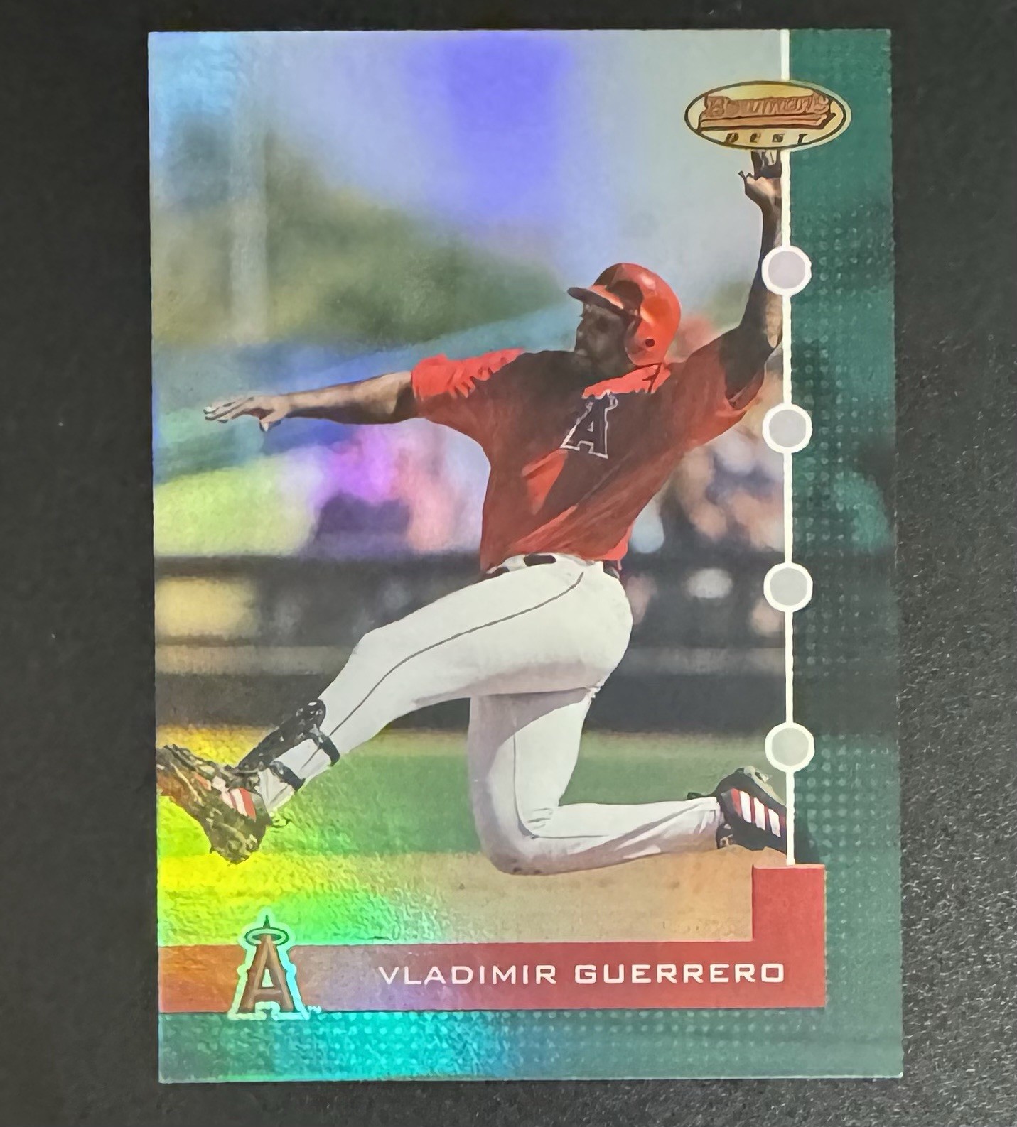 Vladimir Guerrero 2005 Bowman’s Best Green /899 #22 - Angels