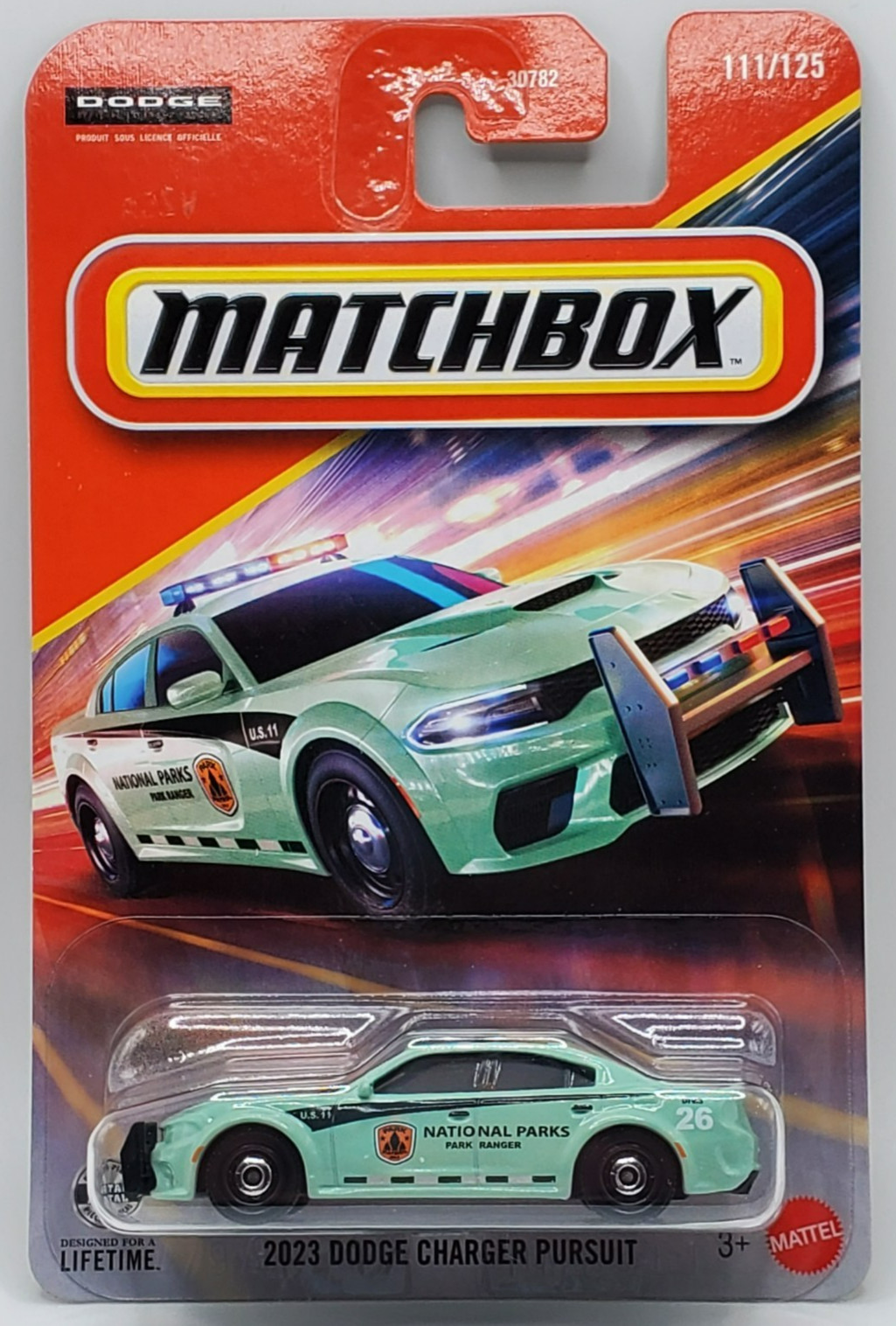 2026 Matchbox 2023 Dodge Charger Pursuit National Parks Park Ranger #111 2026 Matchbox 2023 Dodge Charger Pursuit National Parks Park Ranger #111