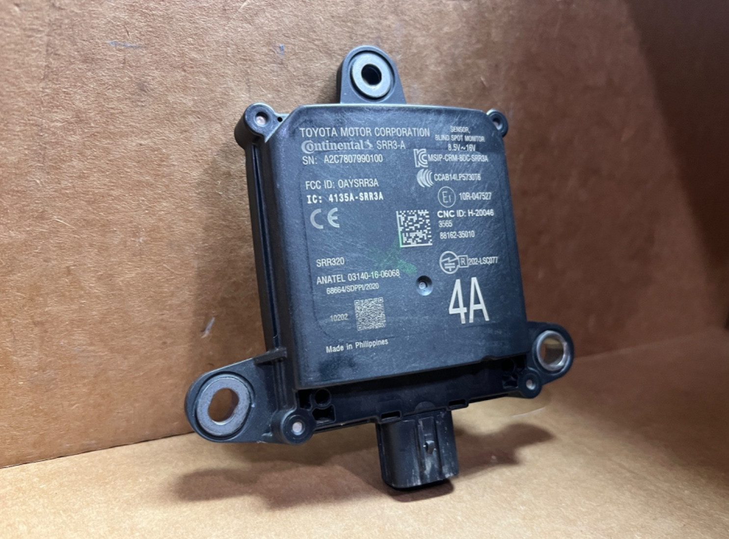 OEM 2022-2024 Toyota 4Runner Blind Spot Radar Sensor LEFT/RIGHT 88162-35010 OEM 2022-2024 Toyota 4Runner Blind Spot Radar Sensor LEFT/RIGHT 88162-35010