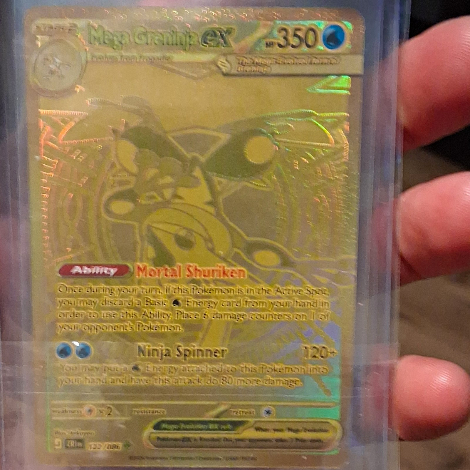Pokemon TCG Mega Greninja EX 122/086 Evolutions Full Art Holo Ultra Rare EN 2016 Pokemon TCG Mega Greninja EX 122/086 Evolutions Full Art Holo Ultra Rare EN 2016