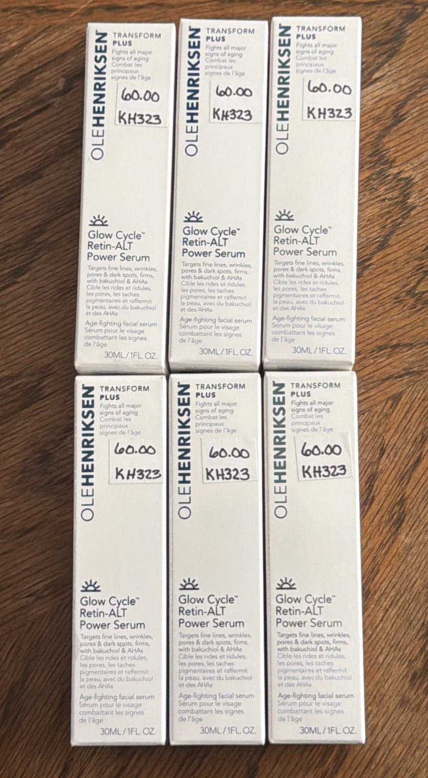 Lot Of 6 OLEHENRIKSEN Retin-ALT Power Serum 1oz - Brightening, Retinol, Glow Lot Of 6 OLEHENRIKSEN Retin-ALT Power Serum 1oz - Brightening, Retinol, Glow