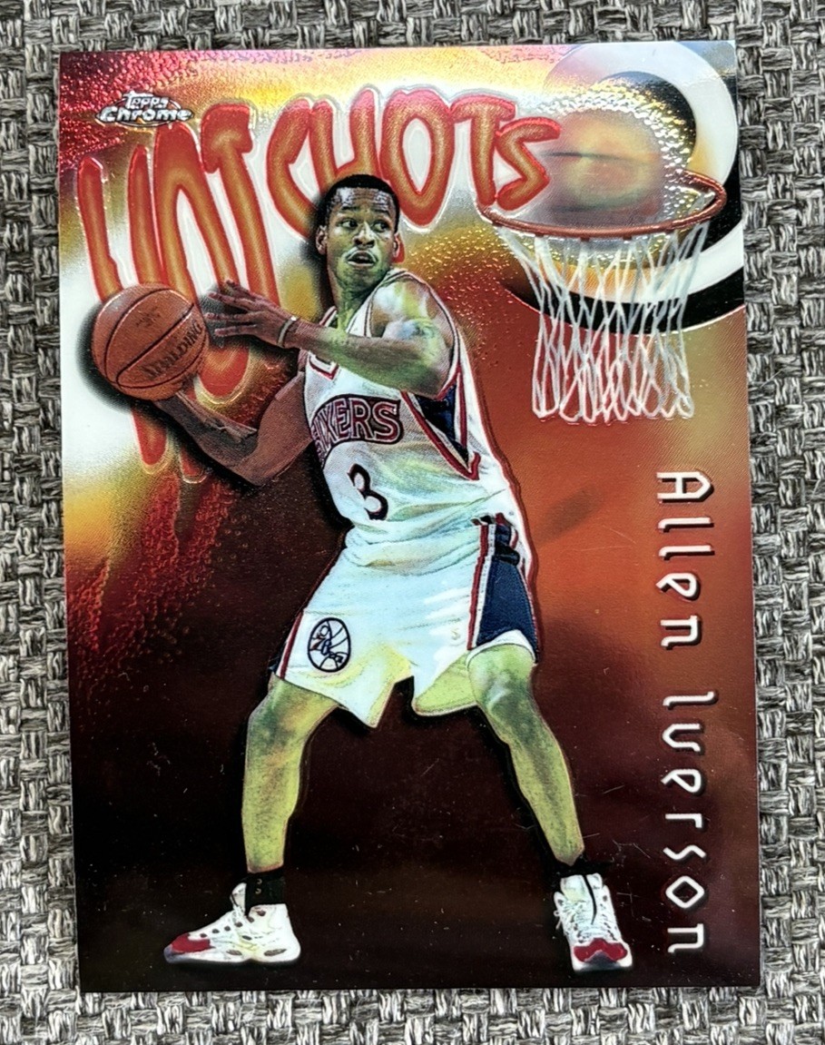 1997-98 Topps Chrome - Season's Best Hot Shots Allen Iverson #26