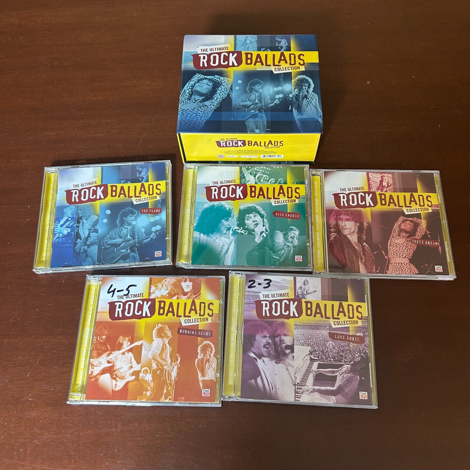 The Ultimate Rock Ballads Collection Time Life 8 Disc Box Set Excellent 2007
