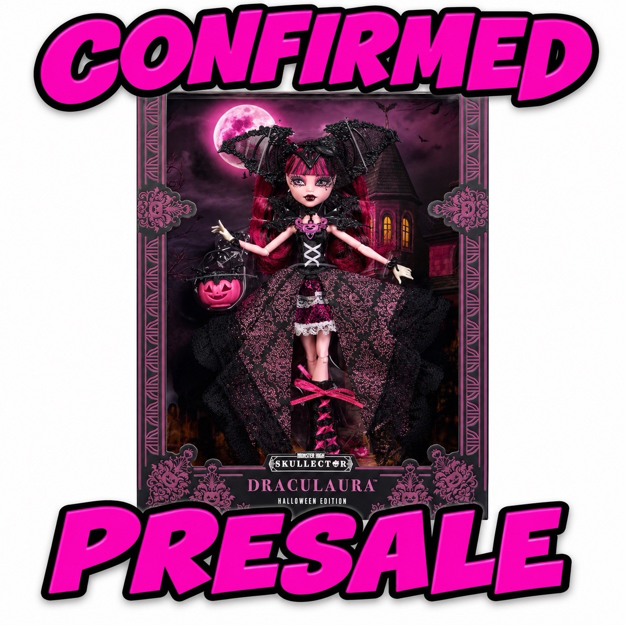 PRESALE Mattel 2026 Monster High Draculaura Skullector Halloween Edition PRESALE PRESALE Mattel 2026 Monster High Draculaura Skullector Halloween Edition PRESALE