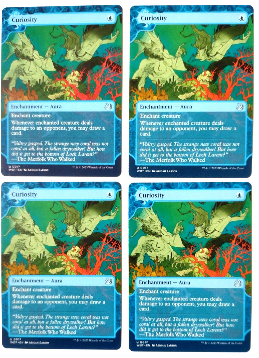 4x Curiosity - Wilds of Eldraine: Enchanting Tales (WOT) - EN - U 0017 4x Curiosity - Wilds of Eldraine: Enchanting Tales (WOT) - EN - U 0017