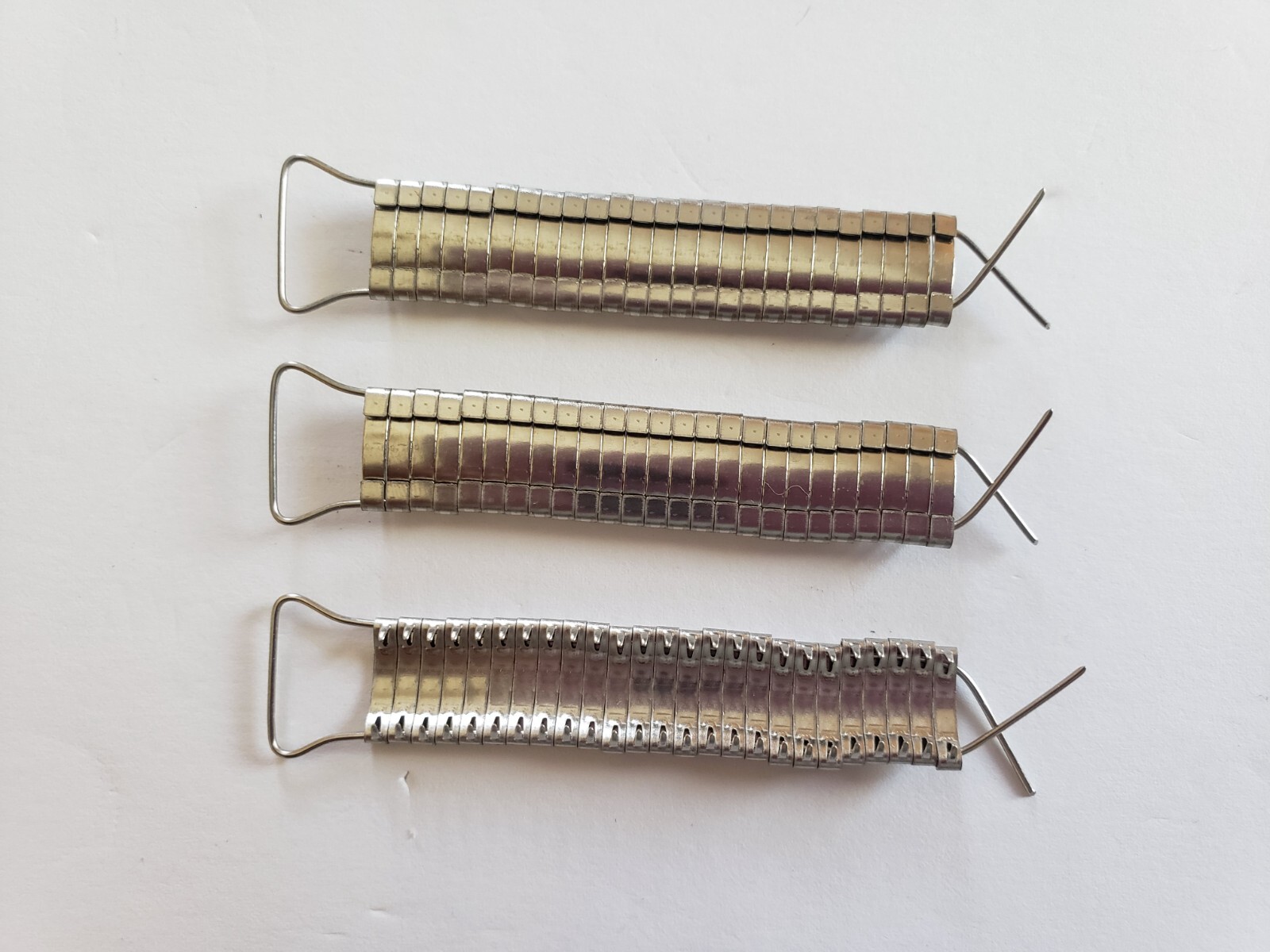 Lot Of 3 Michel Suture Wound Or Skin Clips Instrument