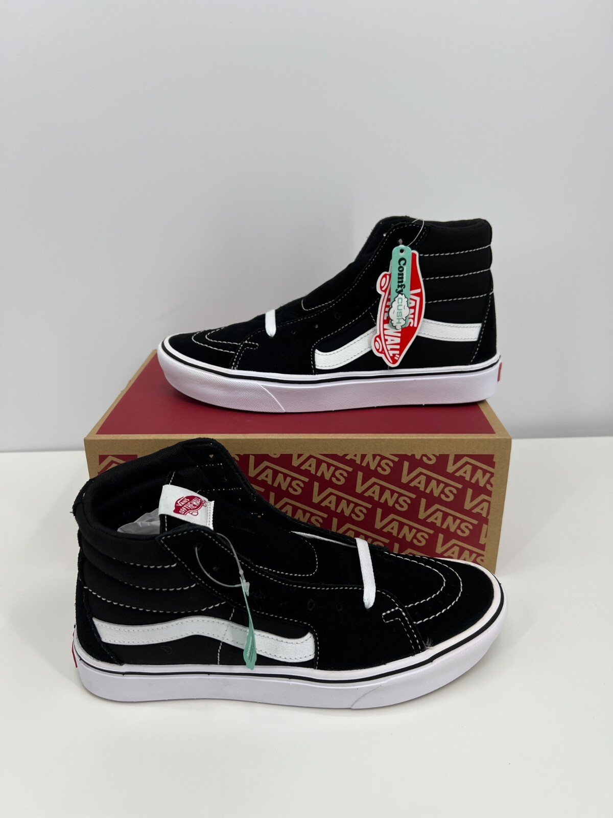 Vans ComfyCush Sk8-Hi Skate Shoes Classic Black Men's / Women's NEW -  Pick Size