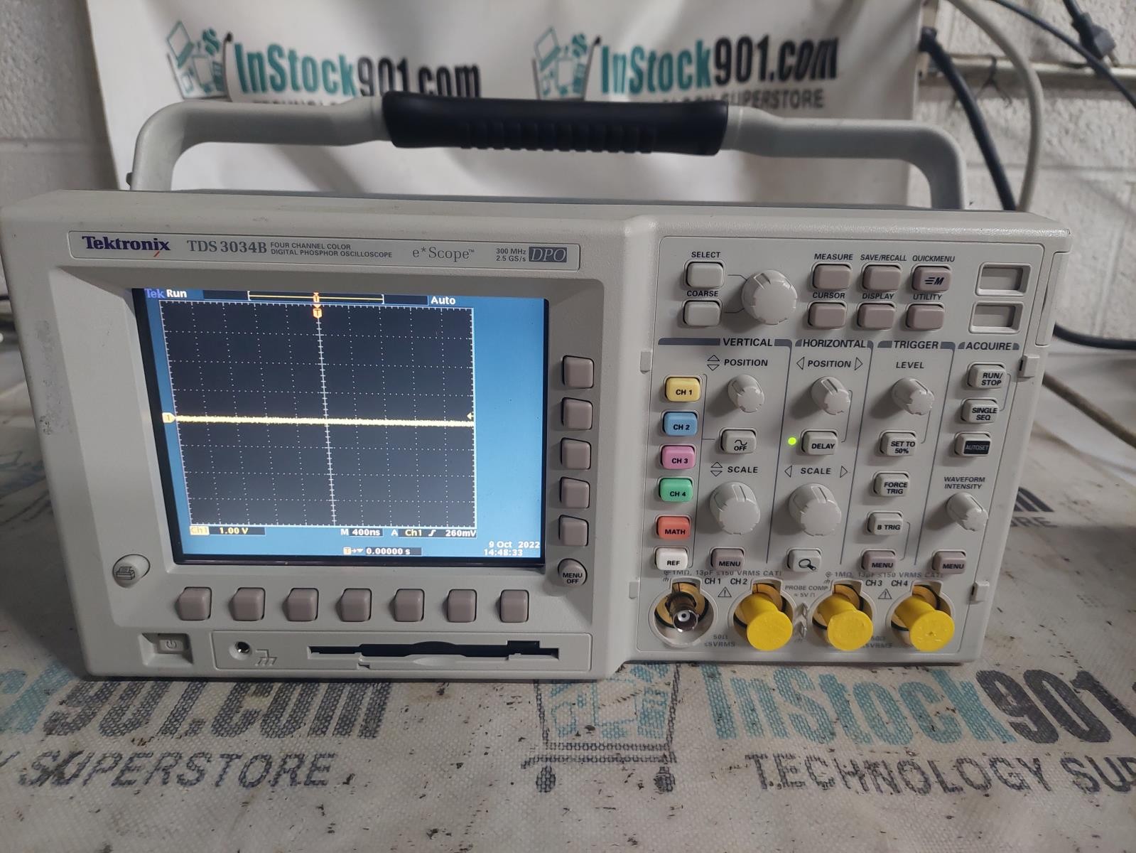 Tektronix TDS 3034B 4 Channel Color Digital Phosophor Oscilloscope