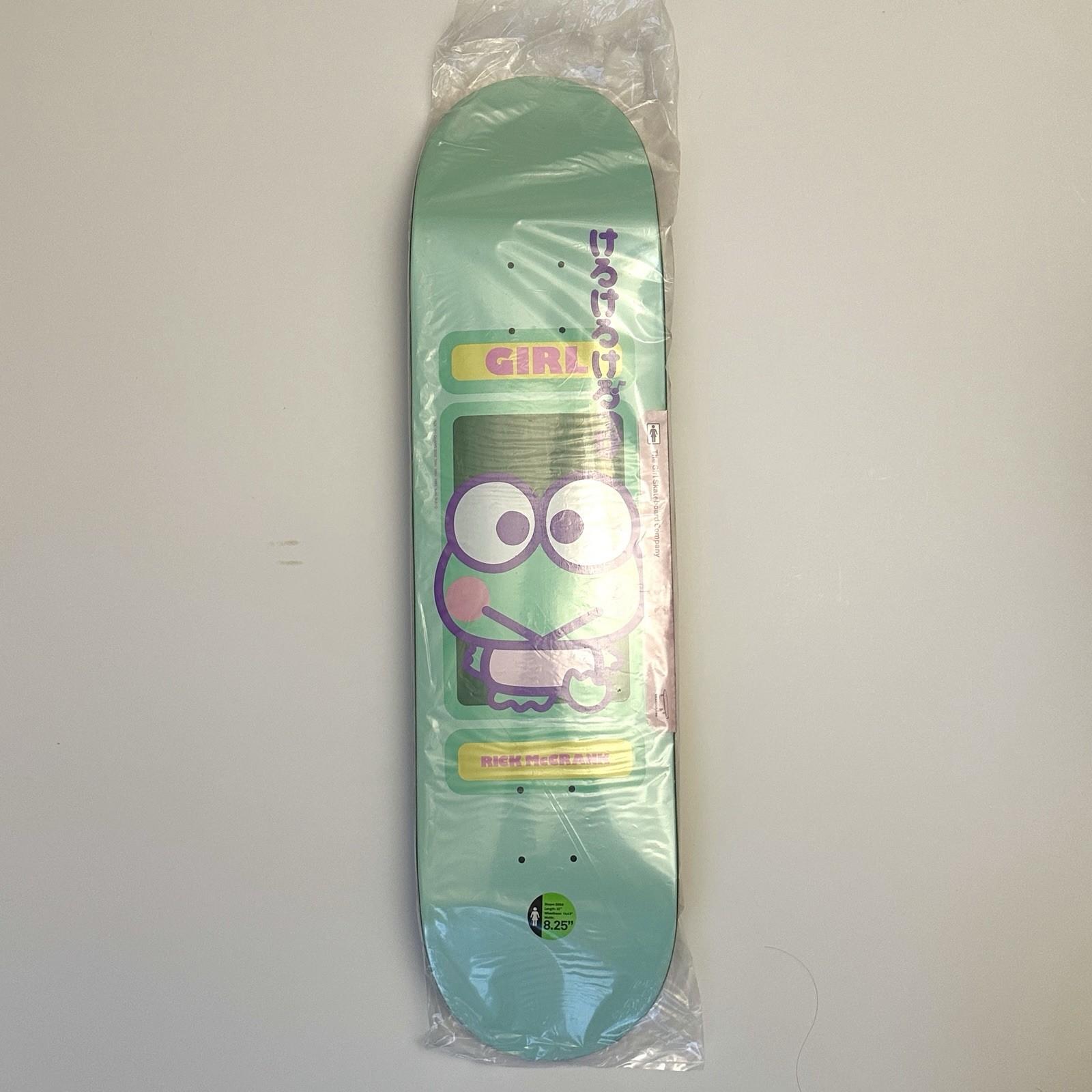 Sanrio X Girl Skateboard 2020 Kerropi Rick McCrank 8.25”, New Sealed Sanrio X Girl Skateboard 2020 Kerropi Rick McCrank 8.25”, New Sealed