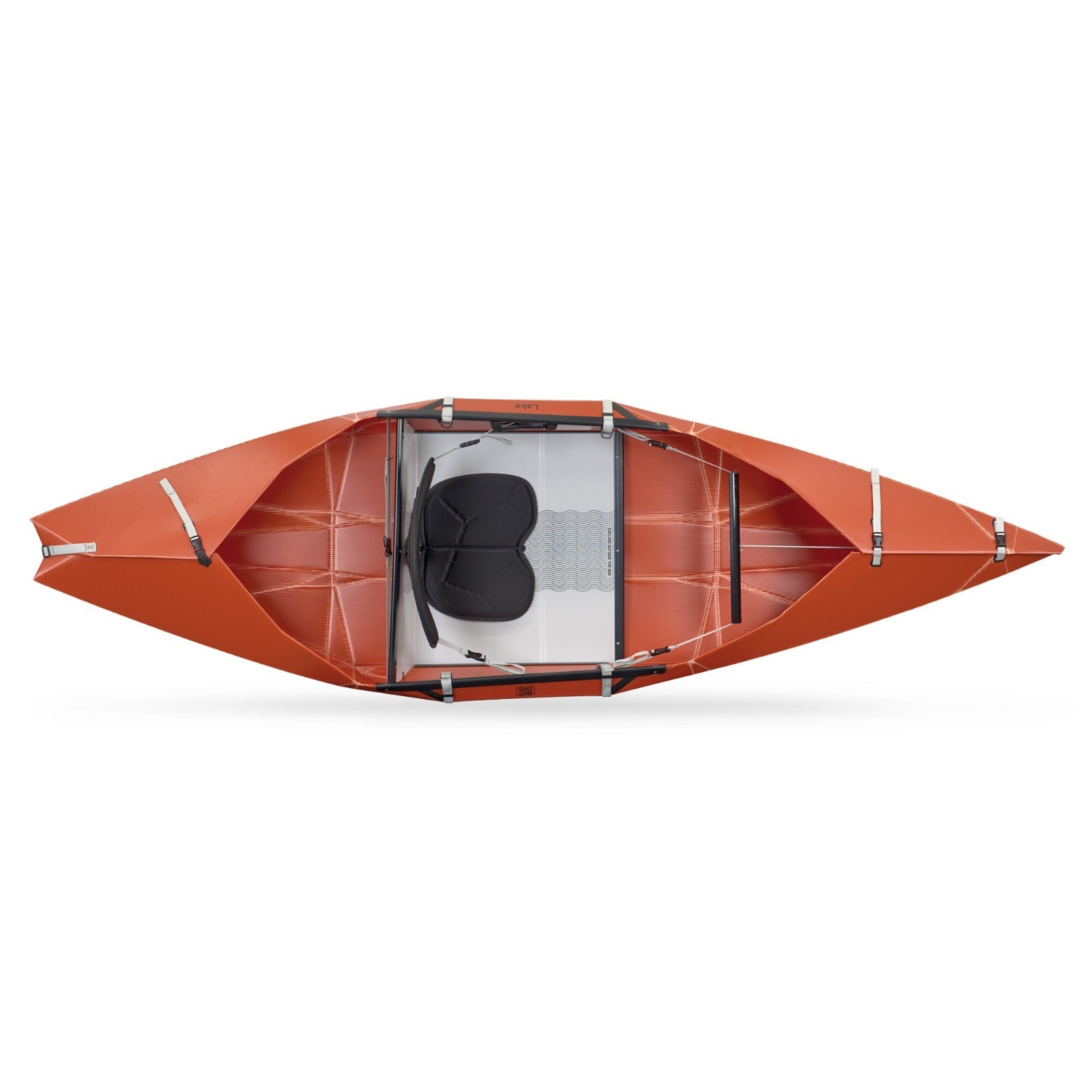 Oru Kayak Lake Sport 9' Foldable Kayak Padded Seat Cayen Slate Lower Than Retail