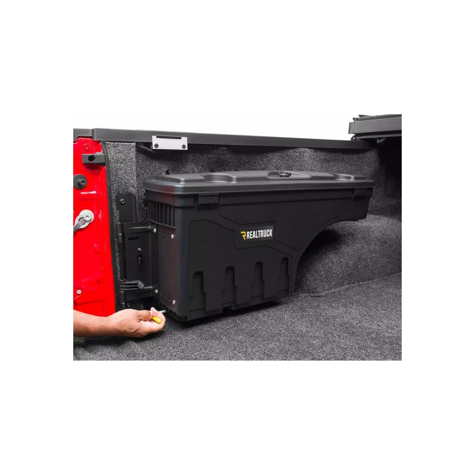Undercover Passenger Side Swingcase Truck Bed Toolbox for Silverado 2500 3500 HD