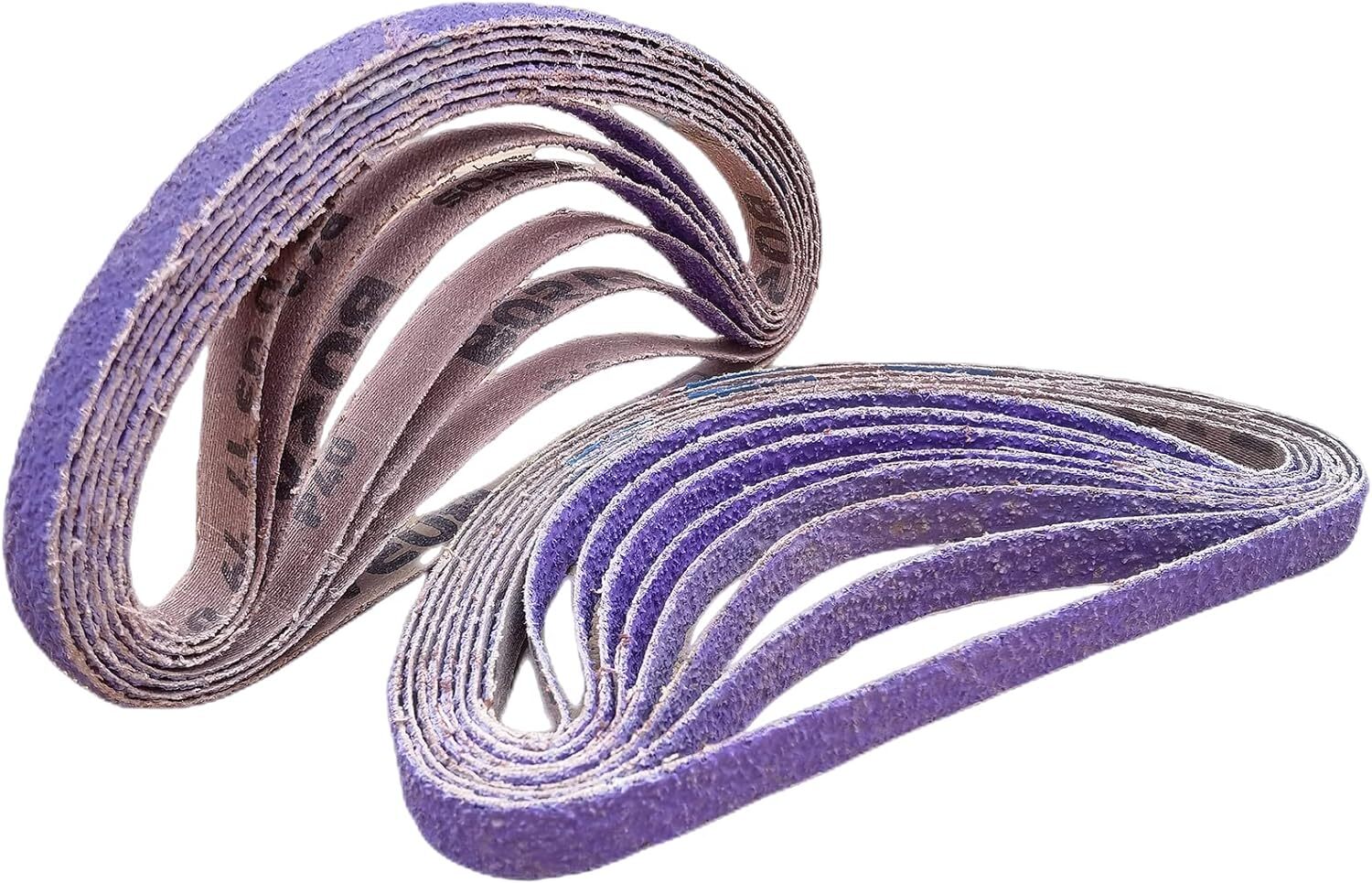 20-PACK Purple File Sanding Belt Abrasive 1/2×18 inch 40,60,80,100,120 -320 GRIT 20-PACK Purple File Sanding Belt Abrasive 1/2×18 inch 40,60,80,100,120 -320 GRIT