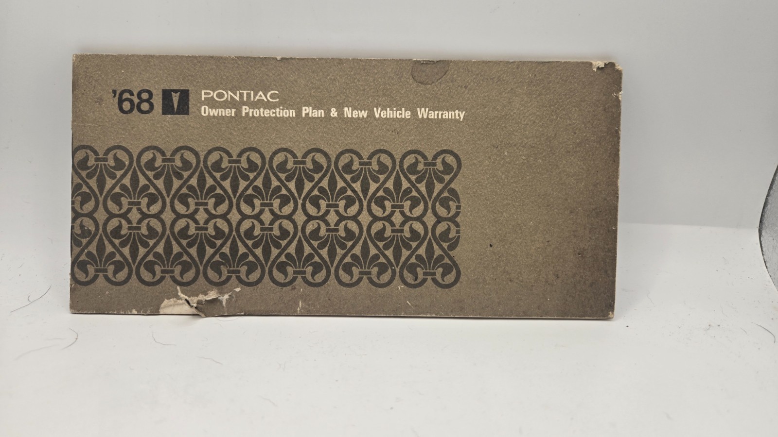 Vtg. 1968 Pontiac Owner Protection Plan & New Vehicle Warranty Booklet