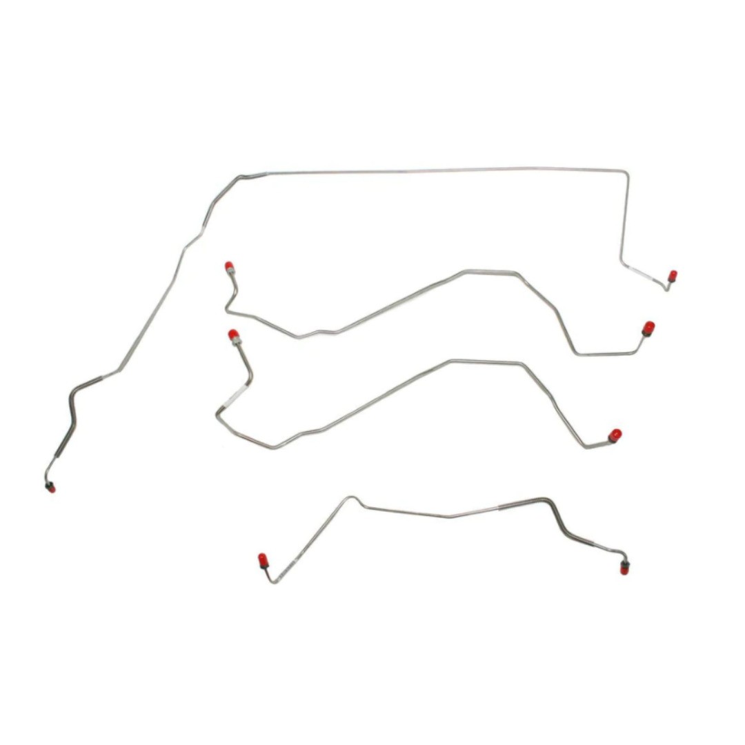 For 00-03 Buick LeSabre Front Brake Line Kit ABS Stainless Steel AKT0101SS