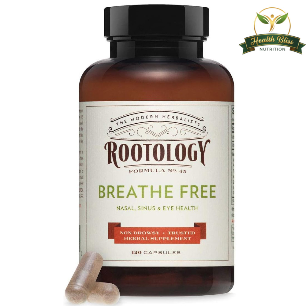 Rootology Breathe Free – Natural Nasal & Sinus Support – 120 Capsules