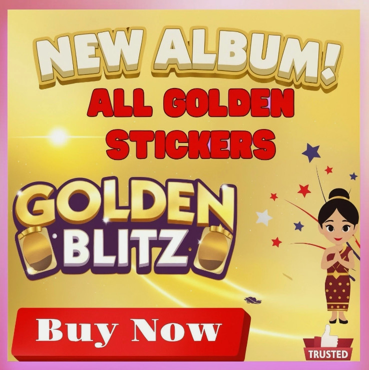 (GOLD 1- 6⭐ Available) MOGO Stickers 1- 6⭐ CHEAPEST 🔥 For Monopoly Go ⚡ 24/7