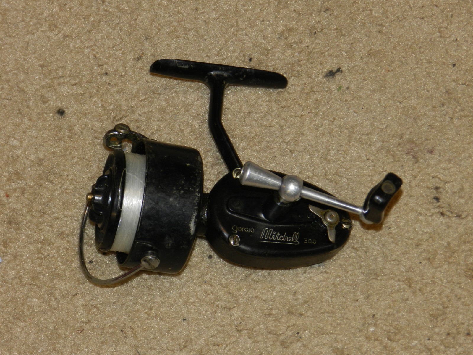 Garcia Mitchell 300 Vintage Spinning Fishing Reel MADE IN FRANCE