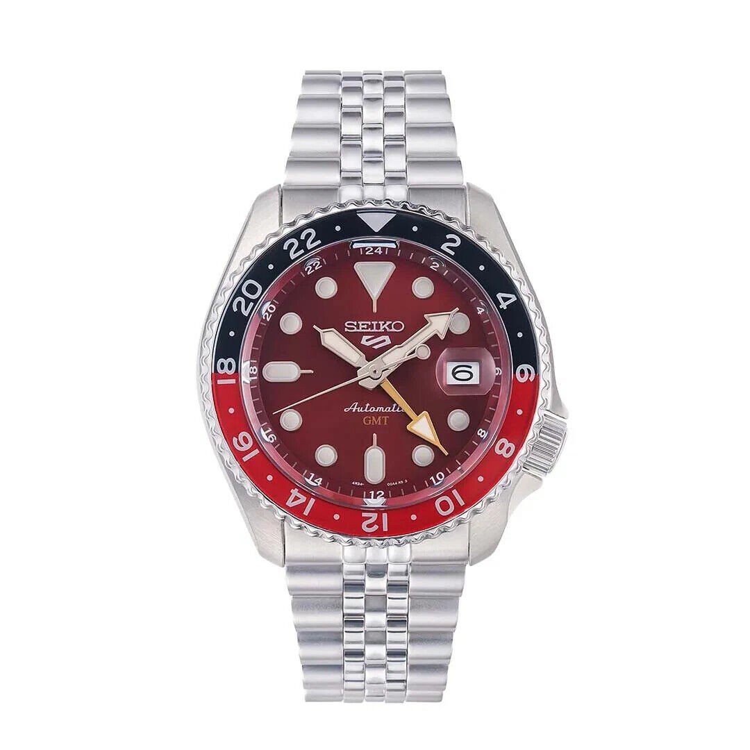 Seiko 5 Sports Automatic GMT Limited Edition 1000pcs Passion Red Watch SSK031K1