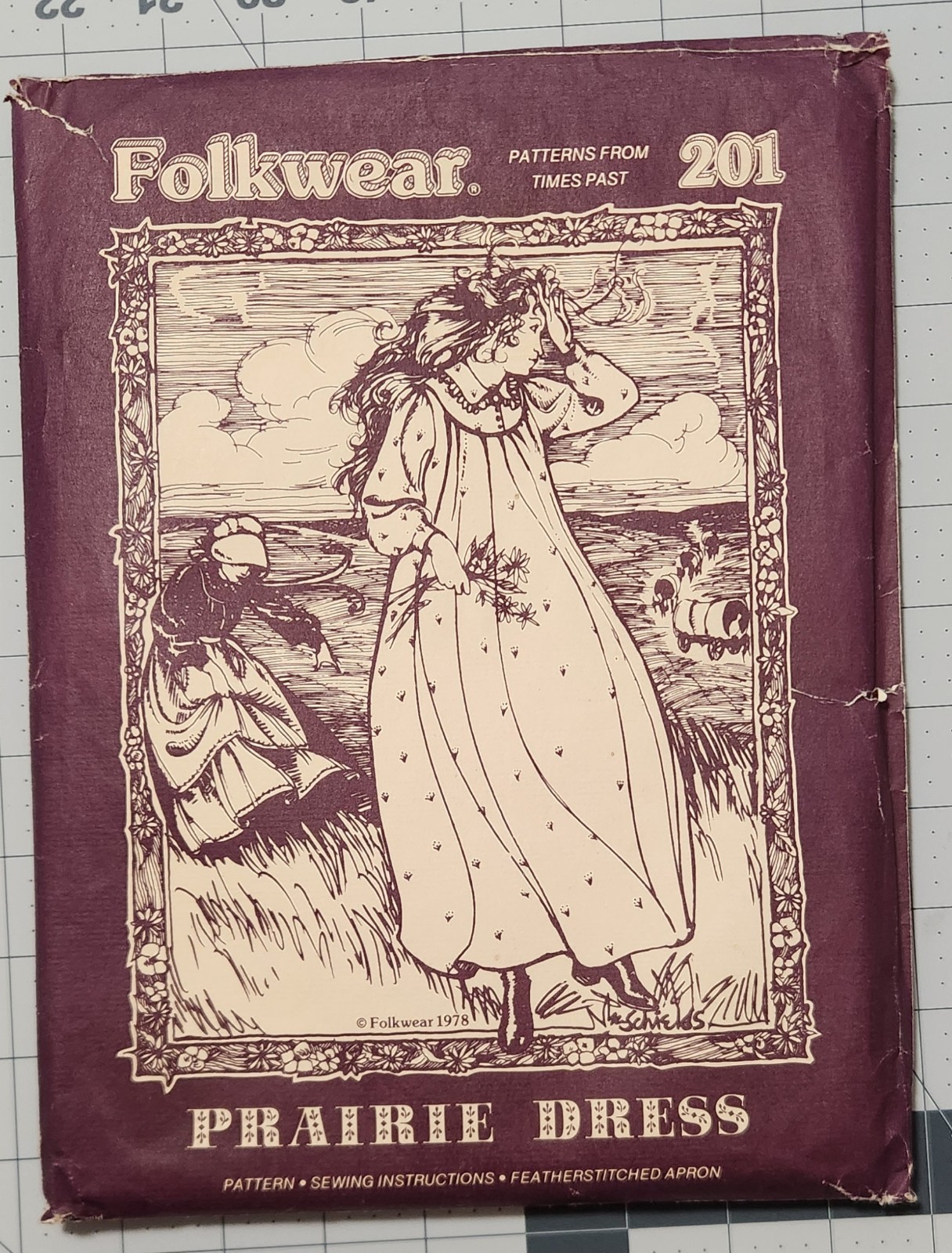 Vintage 1978 Folkwear Prairie Dress Sewing Pattern 201 Cut To Size Small Vintage 1978 Folkwear Prairie Dress Sewing Pattern 201 Cut To Size Small