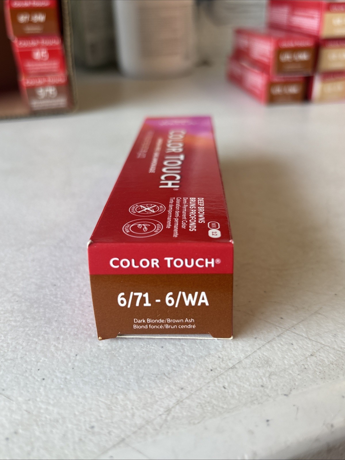 Wella Color Touch PLUS RELIGHT INSTAMATIC Demi Permanent Hair Color 6/71-6/WA Wella Color Touch PLUS RELIGHT INSTAMATIC Demi Permanent Hair Color 6/71-6/WA