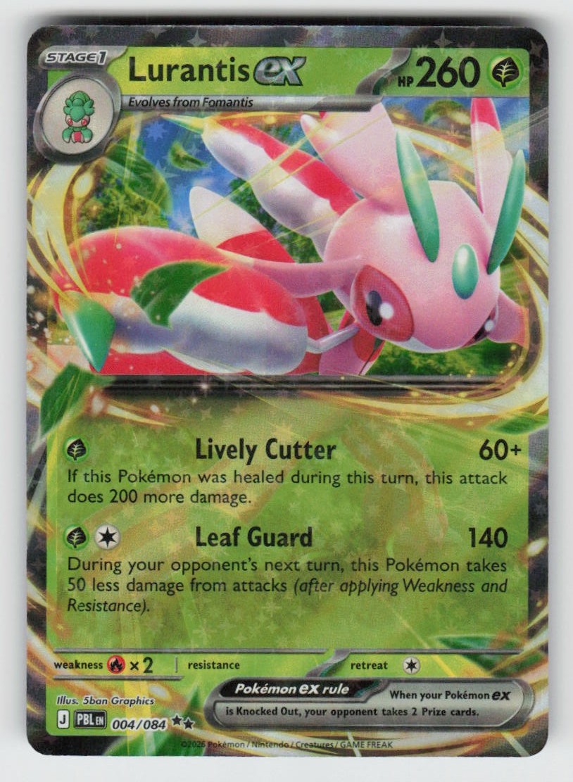 Lurantis ex 004/084 Double Rare Pitch Black Near Mint Lurantis ex 004/084 Double Rare Pitch Black Near Mint