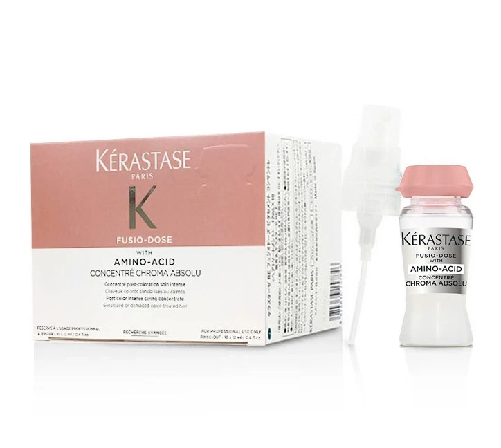 Kerastase Fusio Dose Concentre Chroma Absolu Amino Acid 10x.4oz /10x12ml Kerastase Fusio Dose Concentre Chroma Absolu Amino Acid 10x.4oz /10x12ml