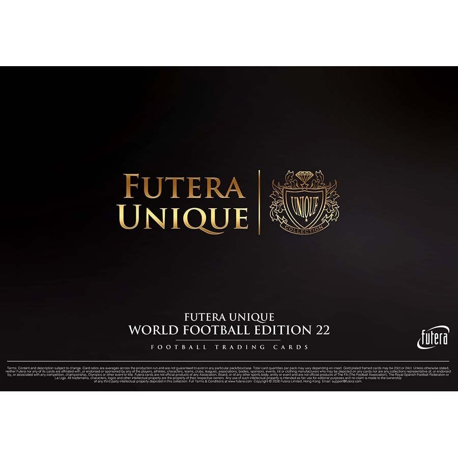 2026 Futera World Football Unique (Soccer) Edition 22 Hobby Box Sealed pre sale 2026 Futera World Football Unique (Soccer) Edition 22 Hobby Box Sealed pre sale
