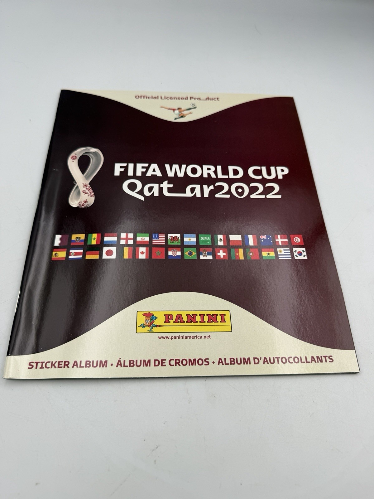FIFA WORLD CUP QATAR 2022 PANINI OFFICIAL STICKER ALBUM with 10 stickers in Book FIFA WORLD CUP QATAR 2022 PANINI OFFICIAL STICKER ALBUM with 10 stickers in Book