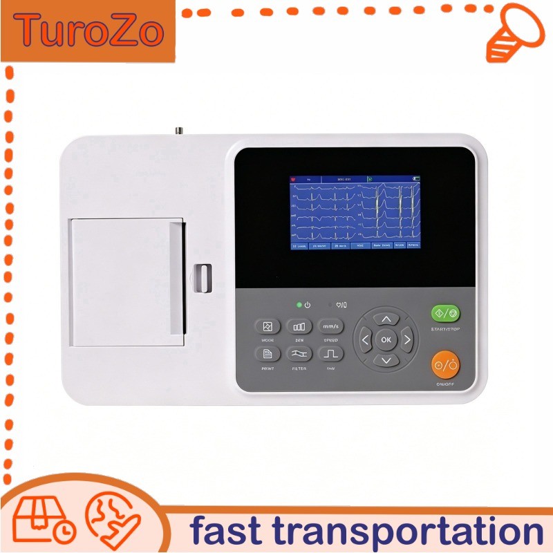 12-Lead CONTEC E3 3-Channel ECG/EKG Machine w/ Printer PC Software Portable New 12-Lead CONTEC E3 3-Channel ECG/EKG Machine w/ Printer PC Software Portable New