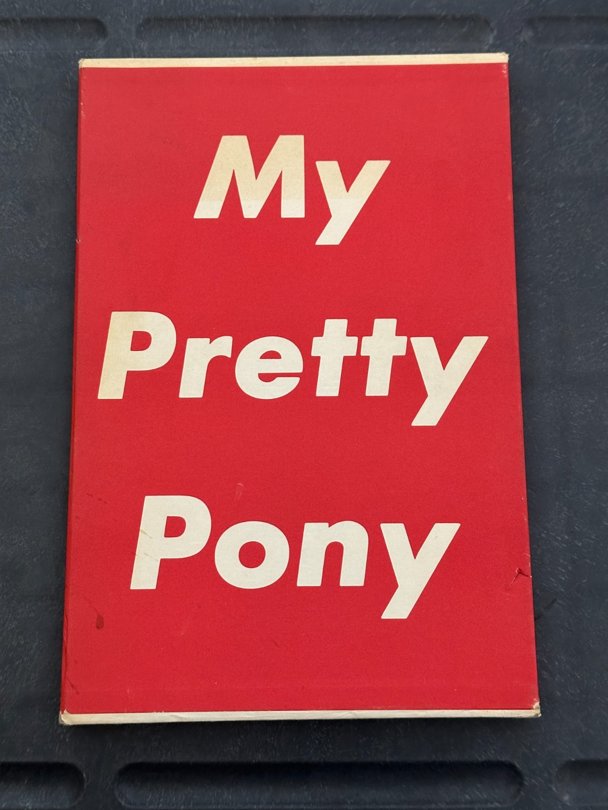 My Pretty Pony 1989  - Stephen King/Barbara Kruger - Knopf Whitney - Good