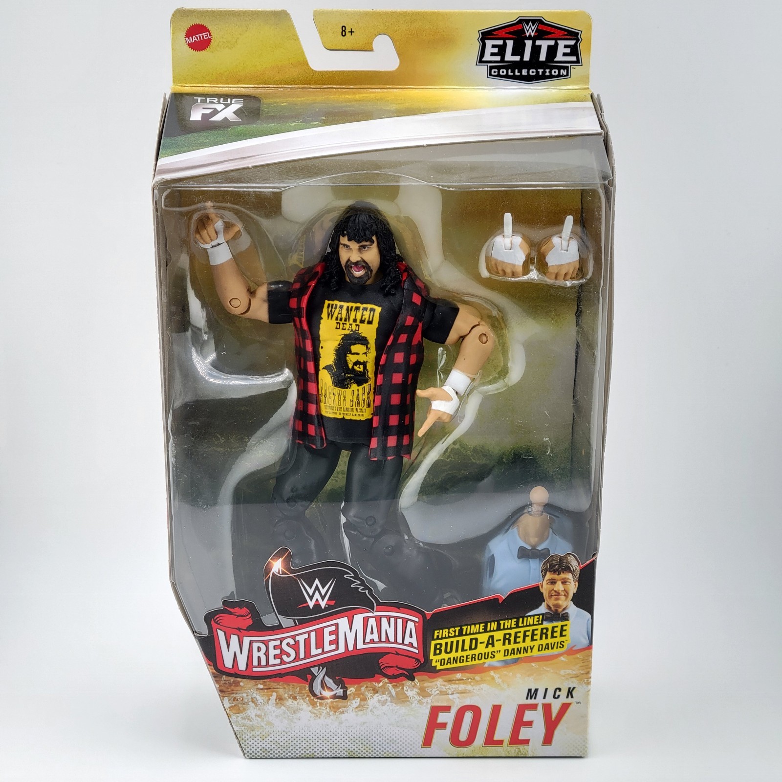 WWE Elite Collection Mick Foley Action Figure by Mattel - Cactus Jack, New GKY52