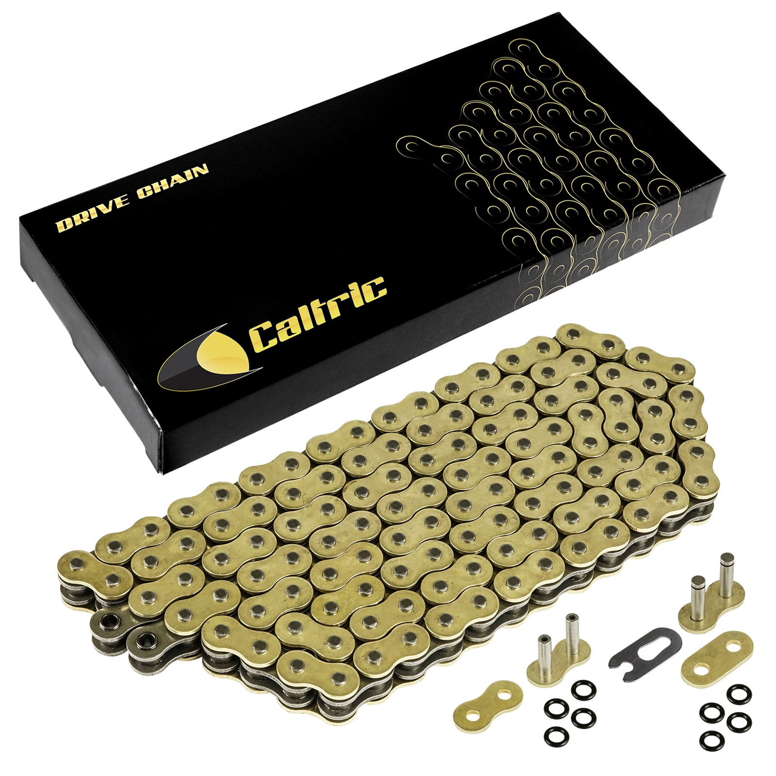 520 X 120 Links Motorcycle Atv Golden O-Ring Drive Chain 520-Pitch 120-Links 520 X 120 Links Motorcycle Atv Golden O-Ring Drive Chain 520-Pitch 120-Links