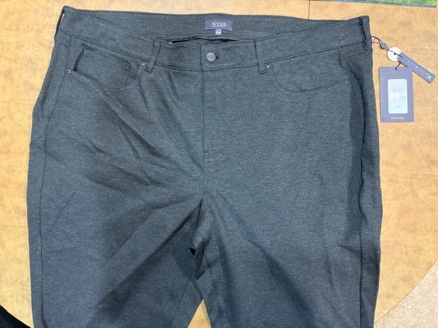 NWT NYDJ Marilyn Straight pants charcoal heat plus size 20W NWT NYDJ Marilyn Straight pants charcoal heat plus size 20W