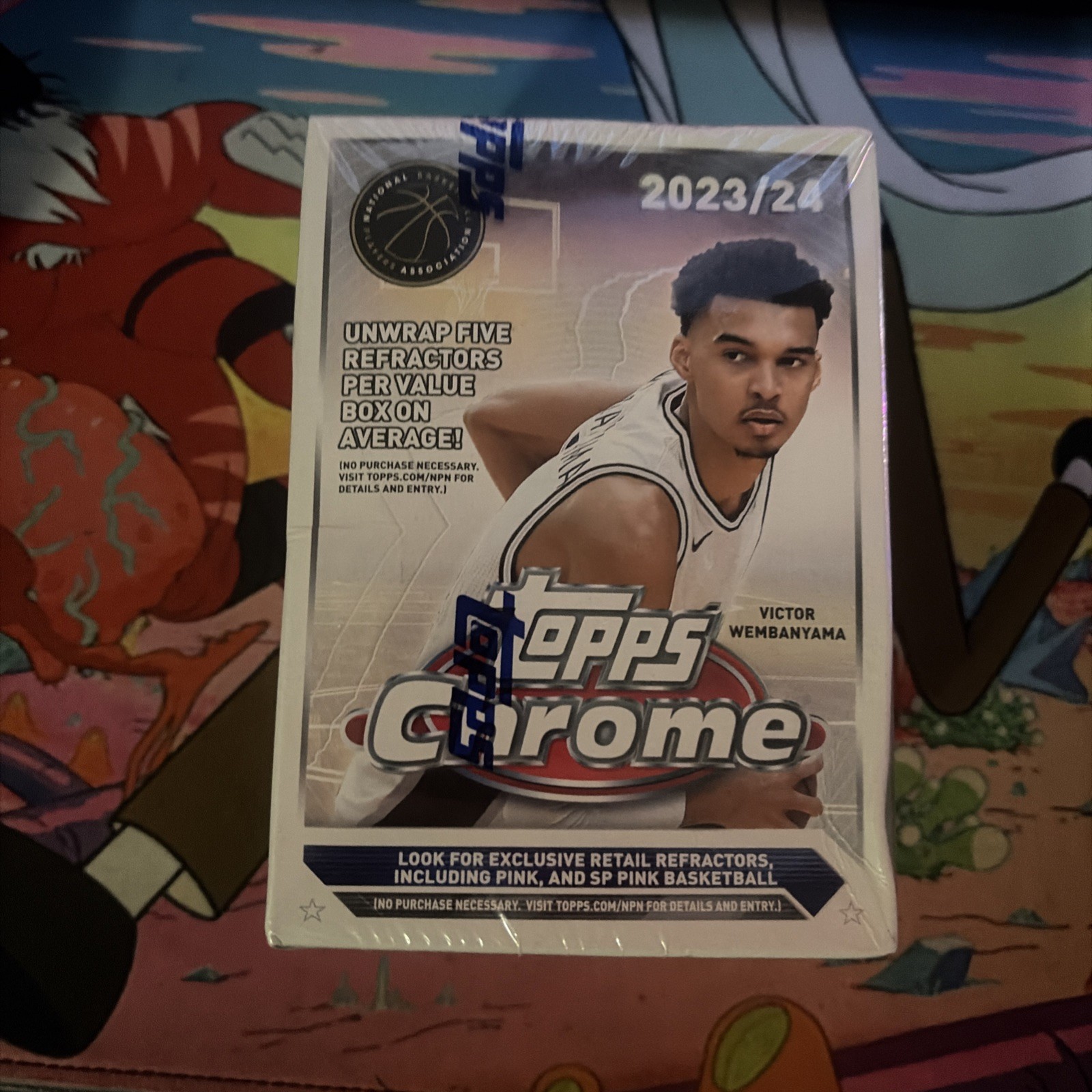 2023-24 Topps Chrome NBA Basketball Blaster Box Factory Sealed NEW 7 Packs