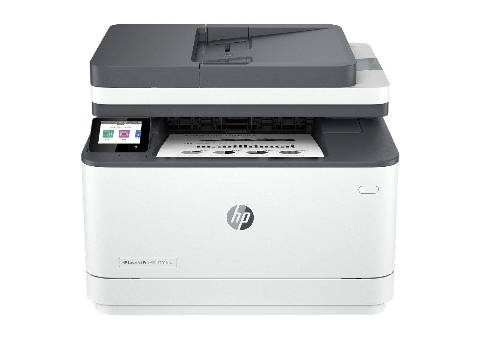 HP LaserJet Pro MFP 3101fdw Laser Printer, Black And White Mobile Print, Copy,