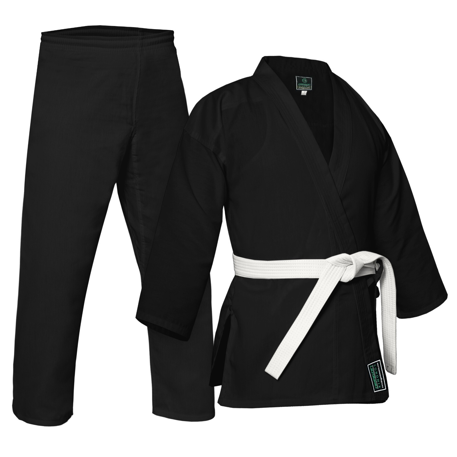 Martial Arts Karate Gi Uniform-Lightweight Adult MMA Training Keikogi Free Belt