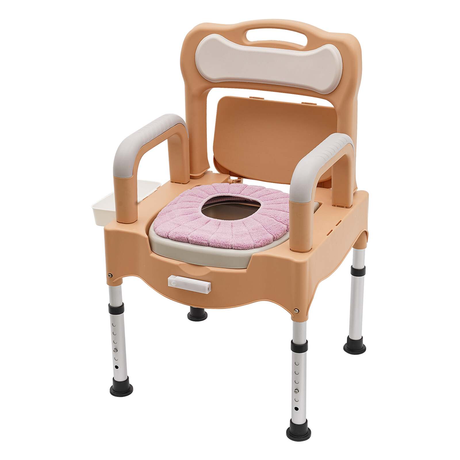 Height Adjustable Bath Seat Bedside Commode Toilet Chair Heavy Duty Adult Senior