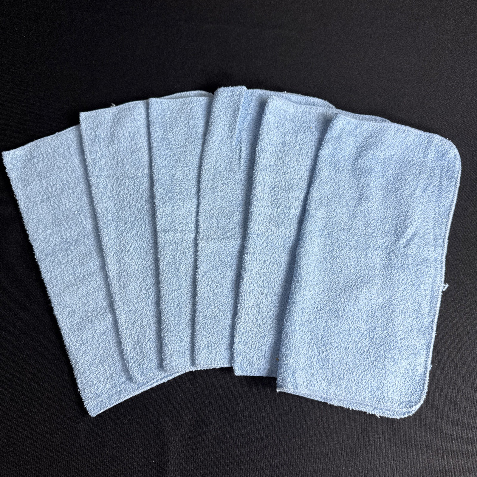 vintage st.marys washcloth towel blue cotton square usa mcm retro set of 6 NOS vintage st.marys washcloth towel blue cotton square usa mcm retro set of 6 NOS