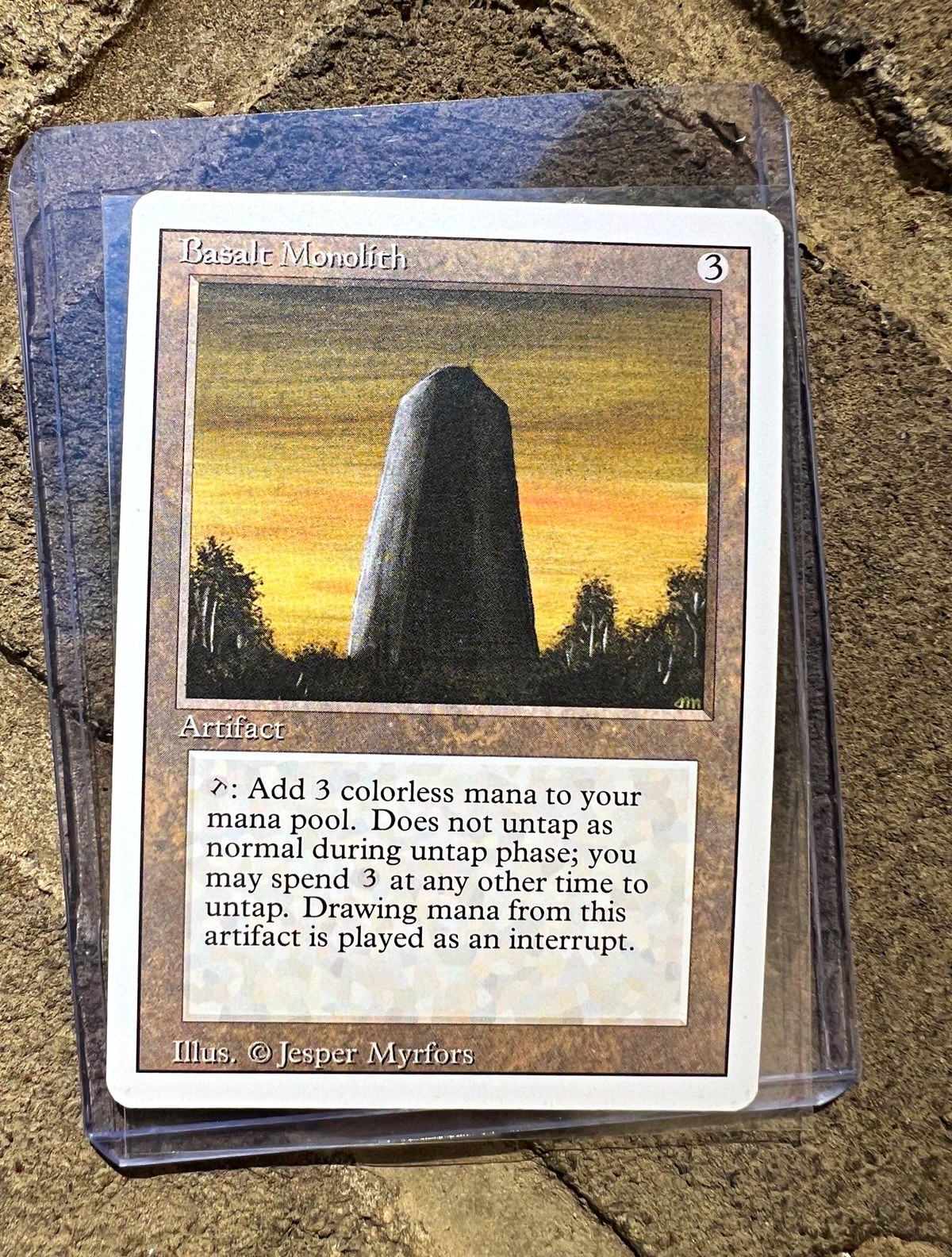 Wizards of the Coast MTG Basalt Monolith Revised Artifact Regular English