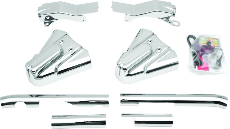 Kuryakyn Swingarm Cover Kit - Unlighted 86-99 Softail Models Chrome Kuryakyn Swingarm Cover Kit - Unlighted 86-99 Softail Models Chrome