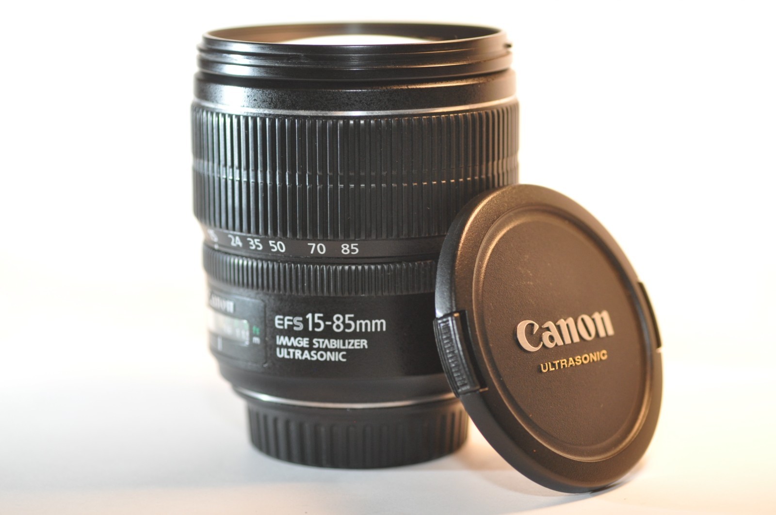 Canon EF-S 15-85mm f/3.5-5.6 USM IS CLEAN lens for EOS Rebel T8 T7 80D 90D 70D