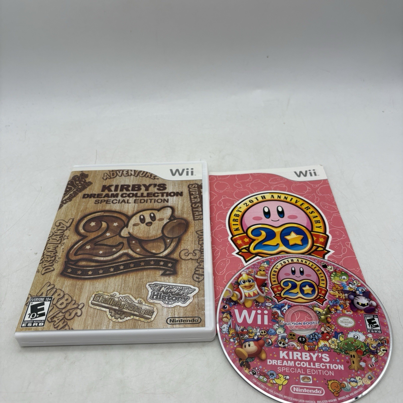 Kirby\'s Dream Collection Special Edition Nintendo Wii CIB Complete w/ Manual