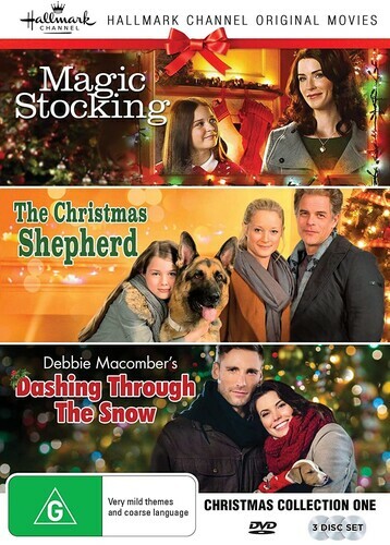 HALLMARK Christmas Collection 1 Magic Stocking / Shepherd / Dashing Snow DVD NEW