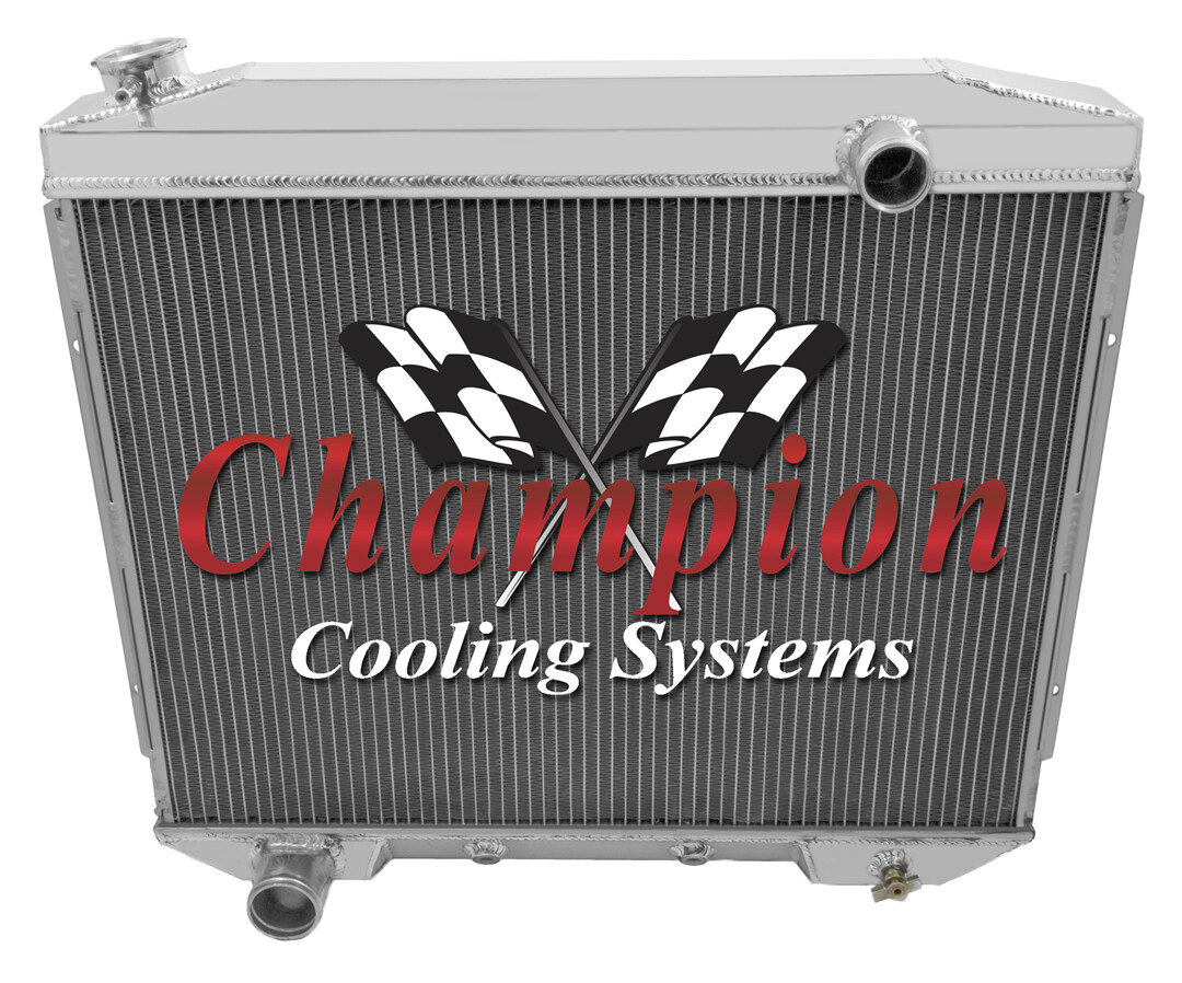 SR Champion 3 Row All Aluminum Radiator for 1957 - 1959 Ford Skyliner V8 Engine