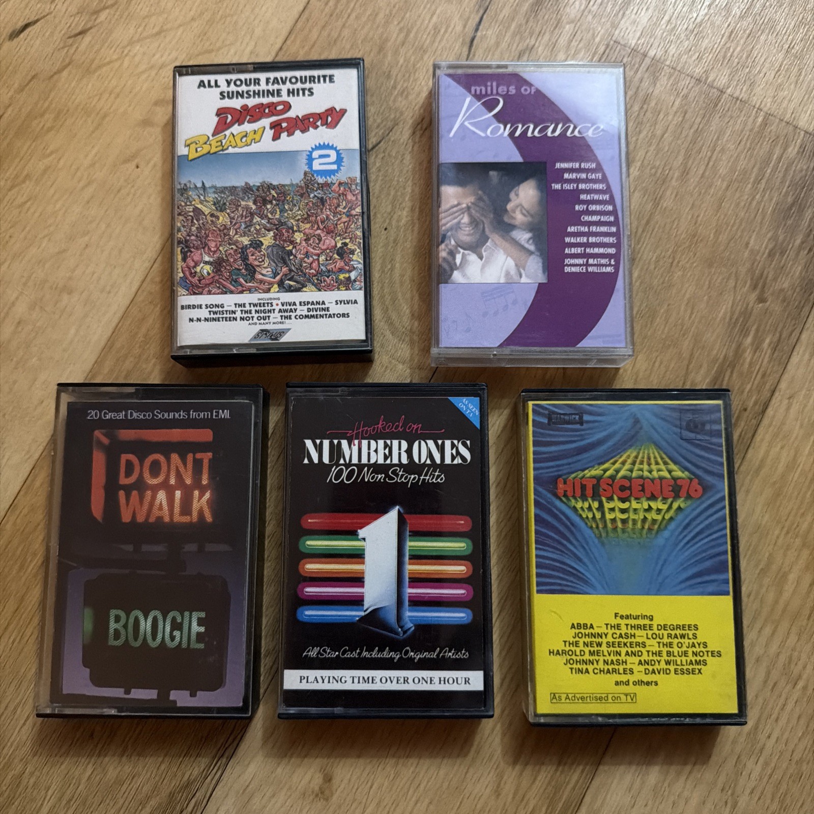 Various Artists 5 Cassette Tapes Job Lot Collection - 70’s/80’s Various Artists 5 Cassette Tapes Job Lot Collection - 70’s/80’s