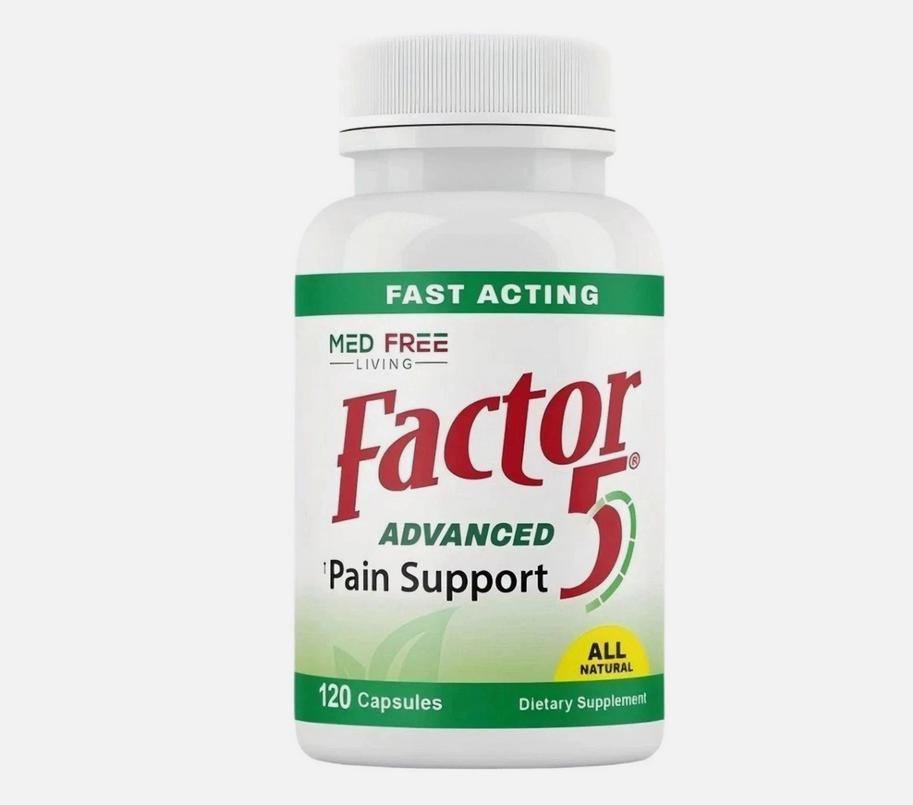 1-5PK Factor 5 Organic Joint Muscle Support Complex 120ct Capsules