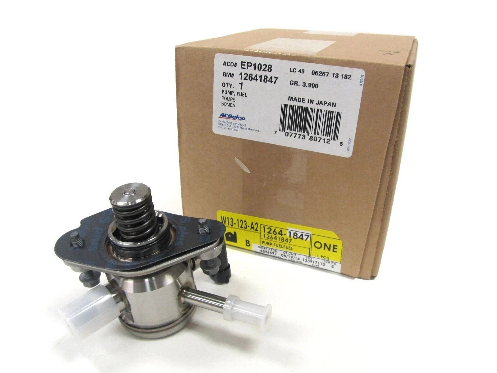 ACDelco GM Original Equipment EP1028 12641847 Fuel Pump - New Factory Sealed