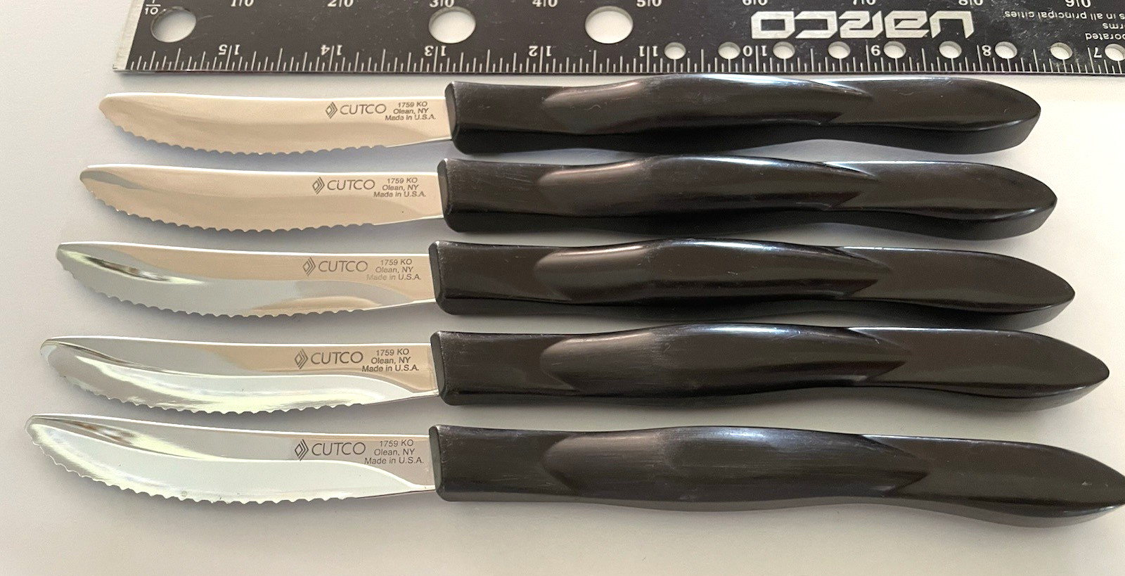 CUTCO 1759 Serrated Table Knife Price is for EACH Choose Qty Factory Sharp Super