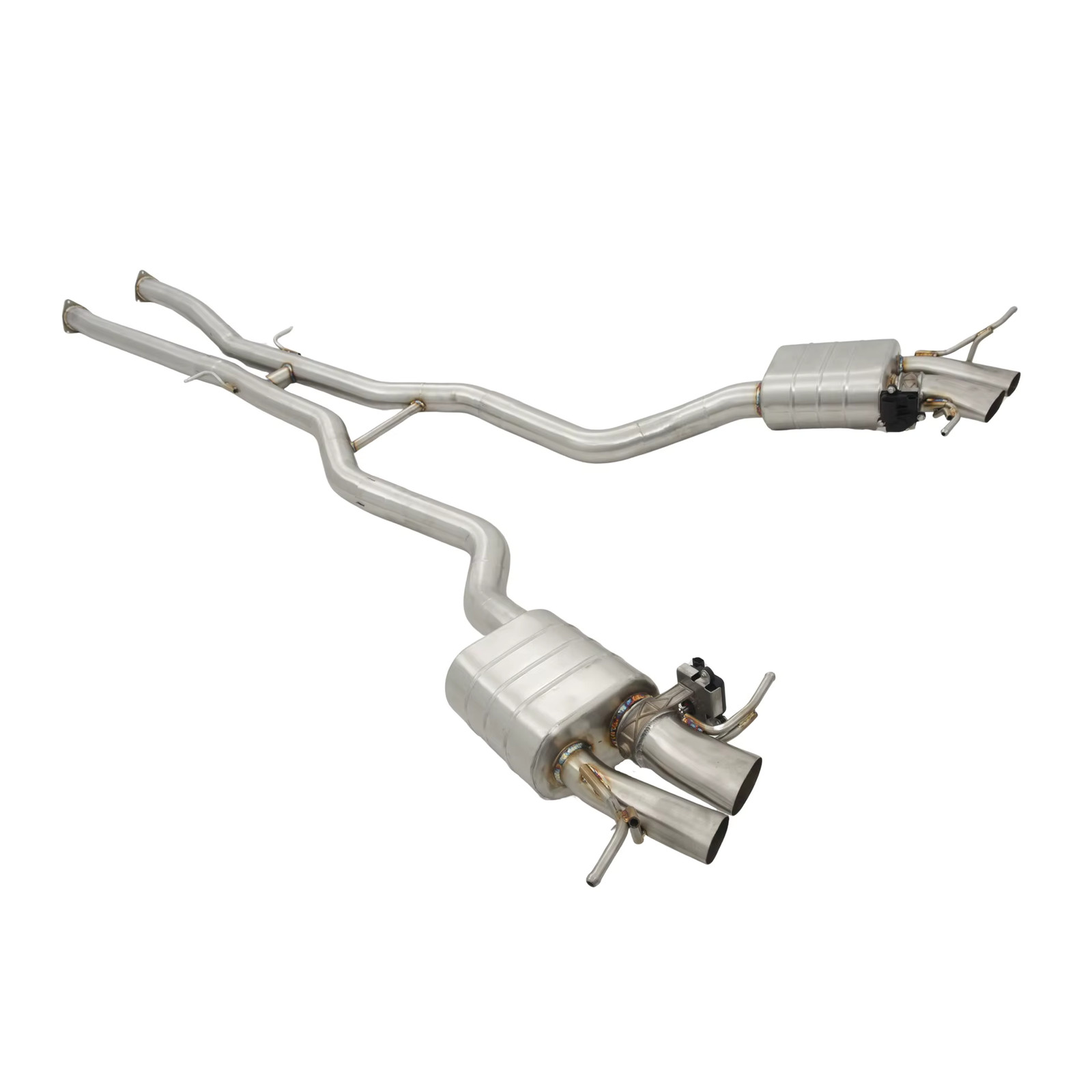 Benni Valved Cat-Back Exhaust Bentley Continental GT V8 4.0T Remote 304 SS