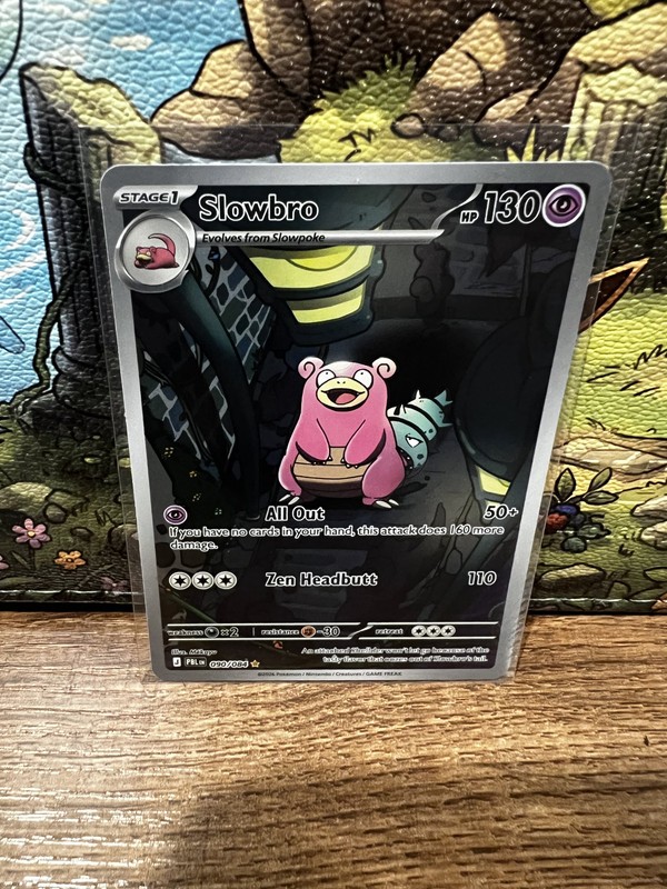 Slowbro - 090/084 090/084 Illustration Rare ME05: Pitch Black Pokemon Holo
